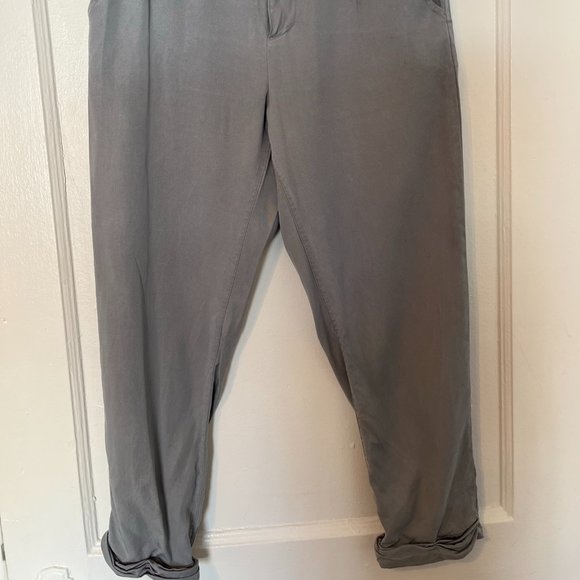 Max Jeans, Cropped Trouser Pant, Gray, US 4/27 - Picture 2 of 4